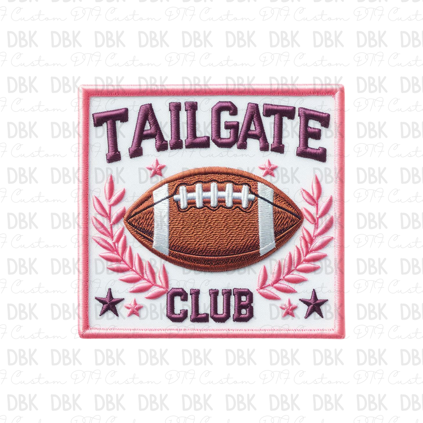 Tailgate Club DTF Transfer B164