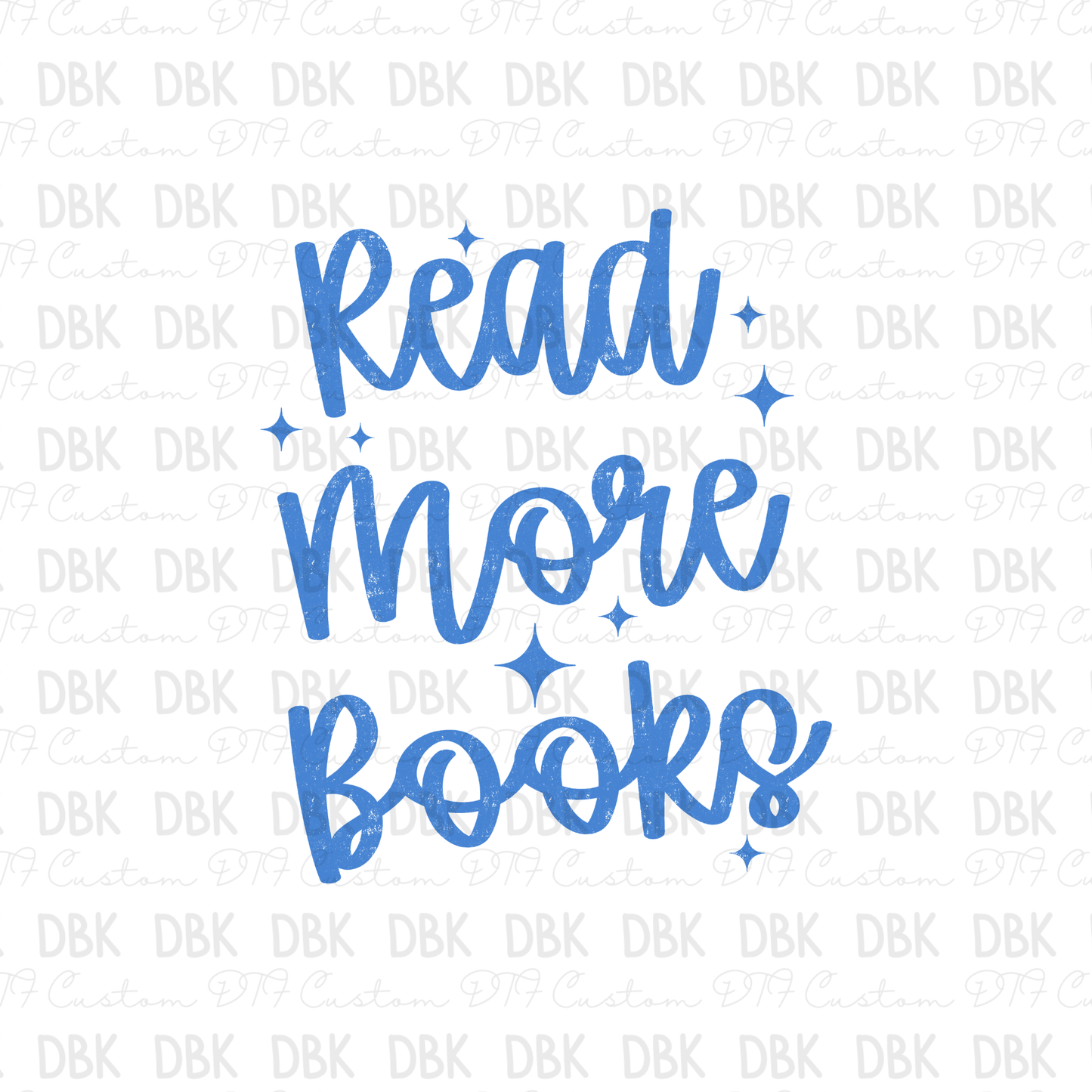 Read more books DTF Transfer BLUE