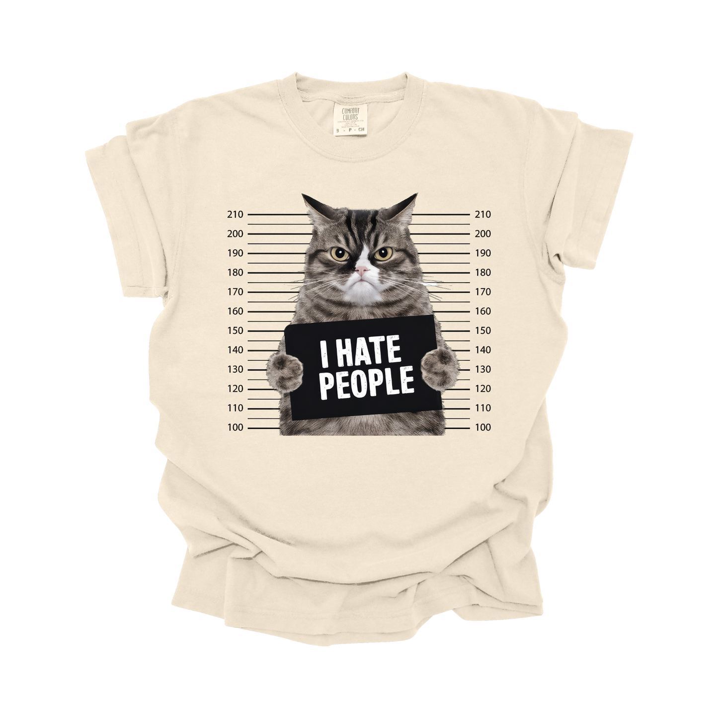 I hate people cat DTF Transfer I340