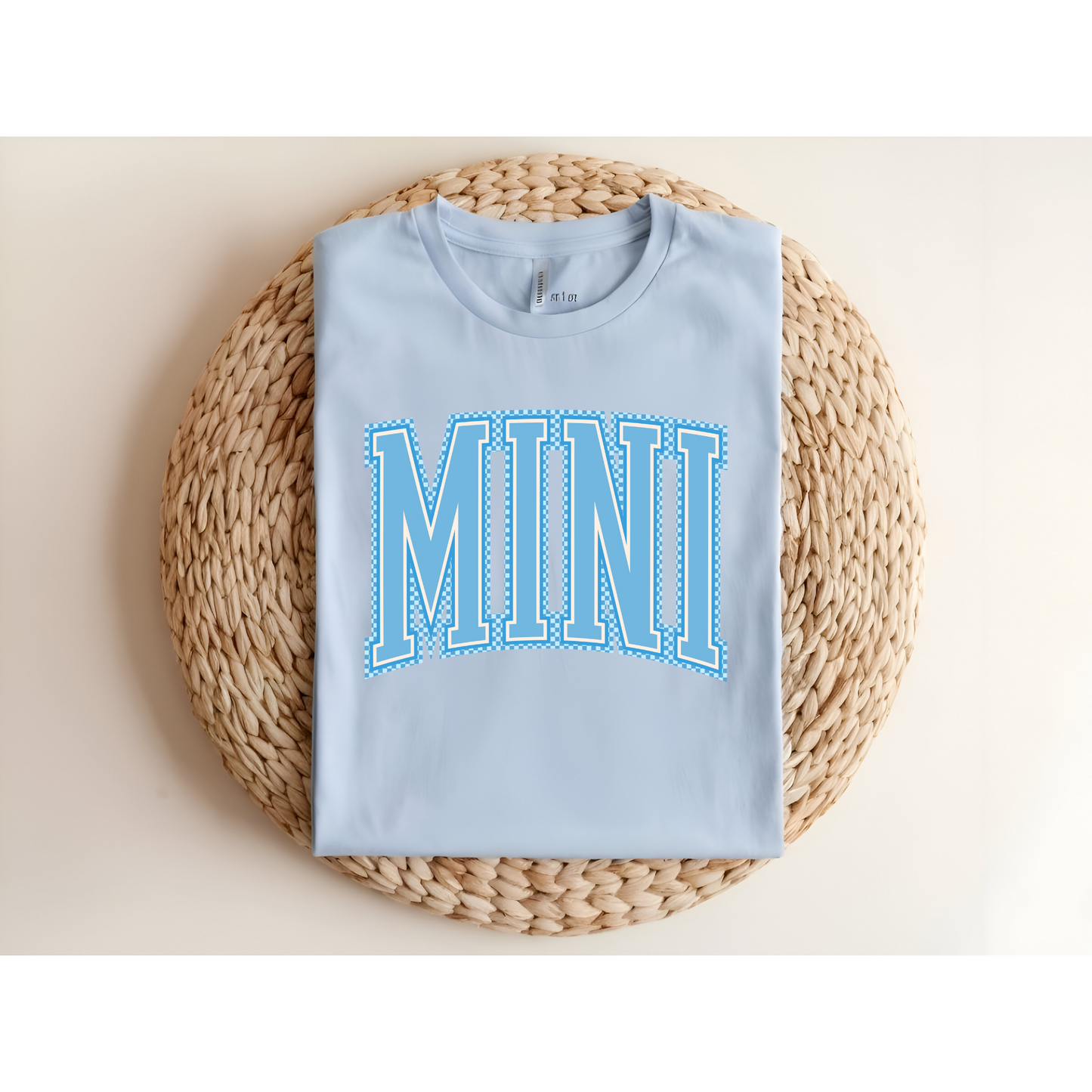 Blue Mini DTF Transfer