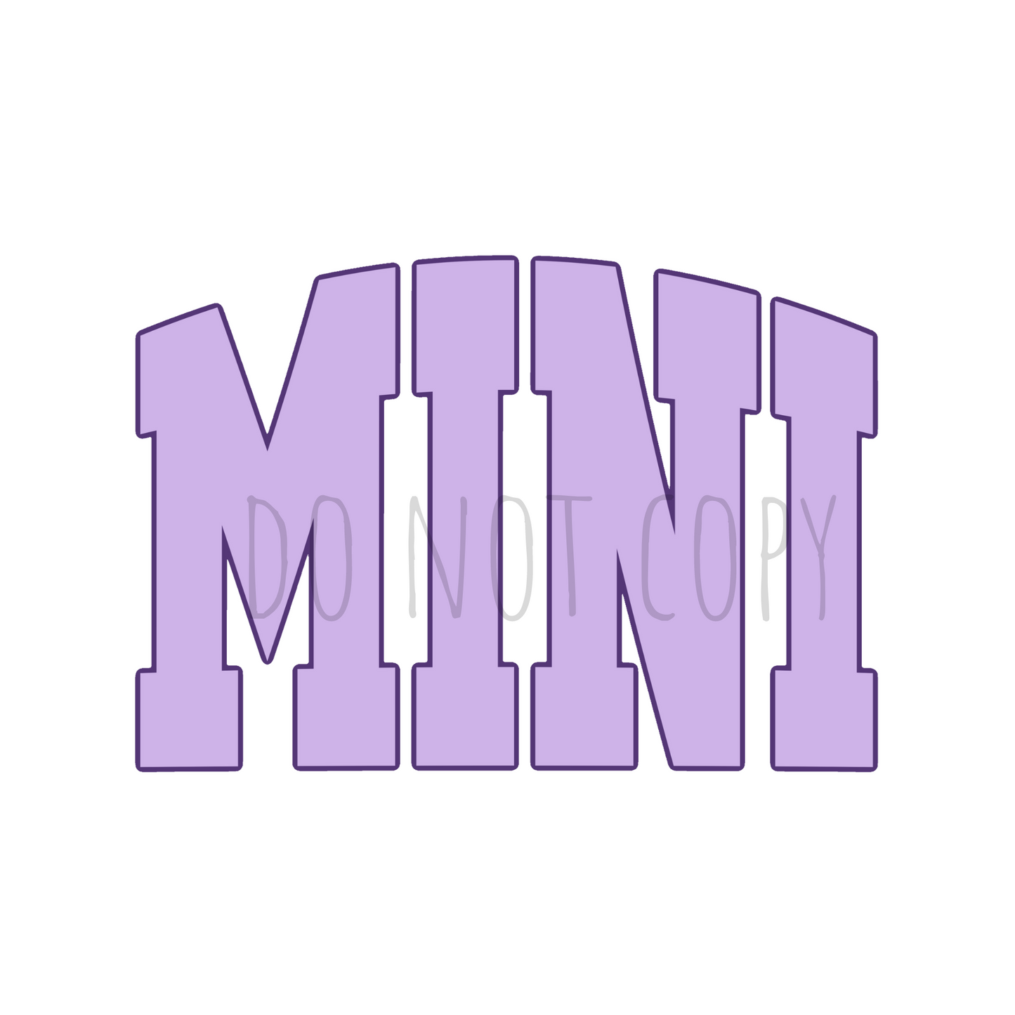 MINI PURPLE DTF Transfer