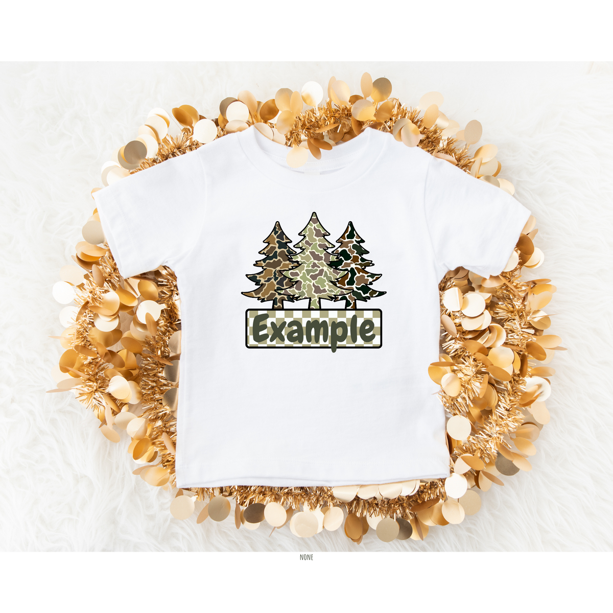 Camo Christmas Custom name DTF Transfer ONLY