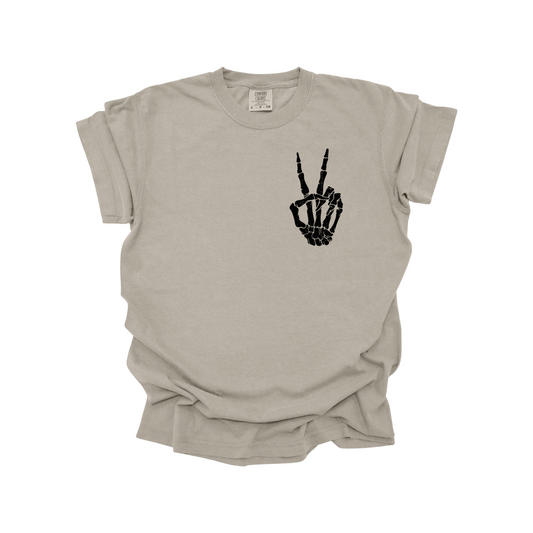 Black Skull Hand DTF Transfer