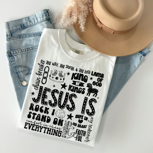 Jesus Is DTF Transfer FT50