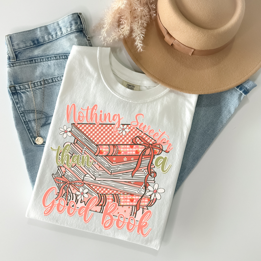 Nothings sweeter than a good book DTF Transfer D56