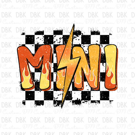 Fire Mini DTF Transfer