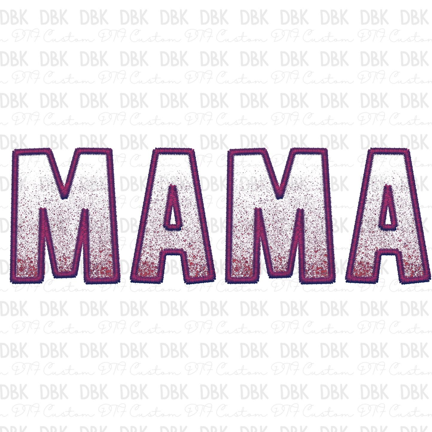 Mama Cherry Ombre DTF transfer N125