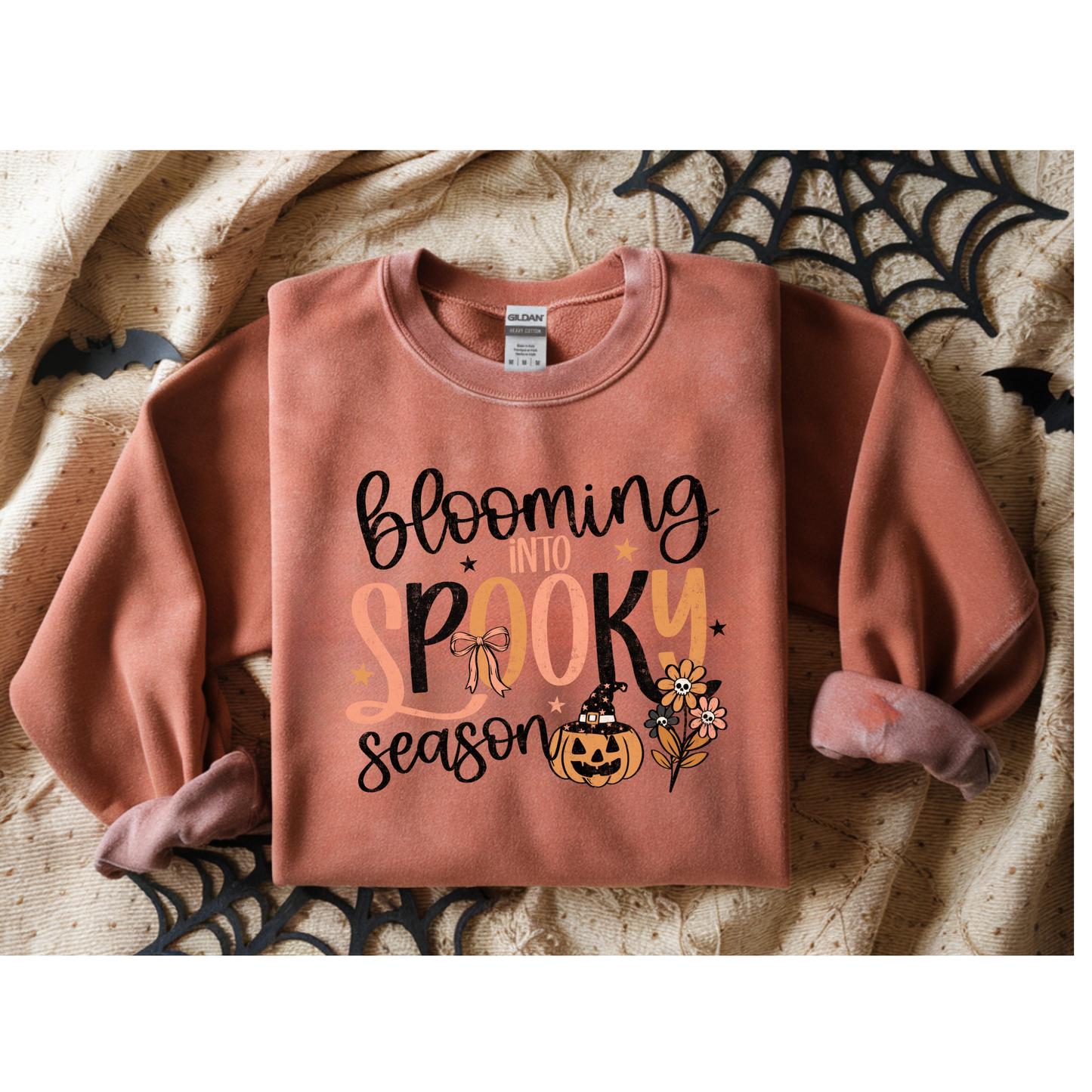 Blooming into spooky season DTF Transfer H336