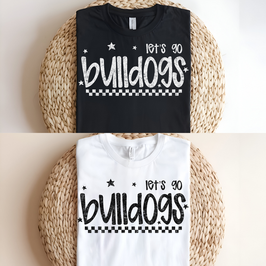 BULLDOGS DTF Transfer BLACK M176