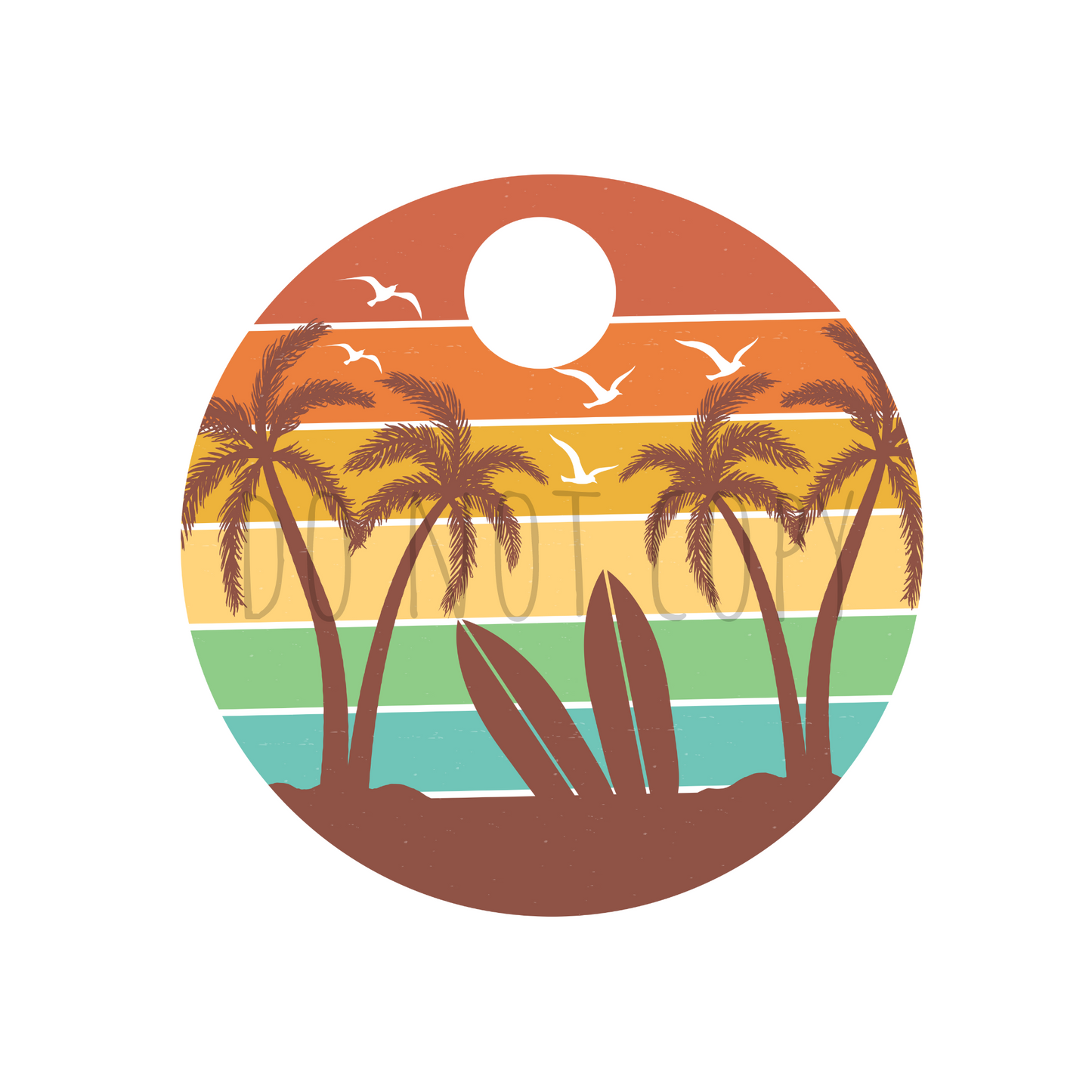 Beachin' DTF transfer S10