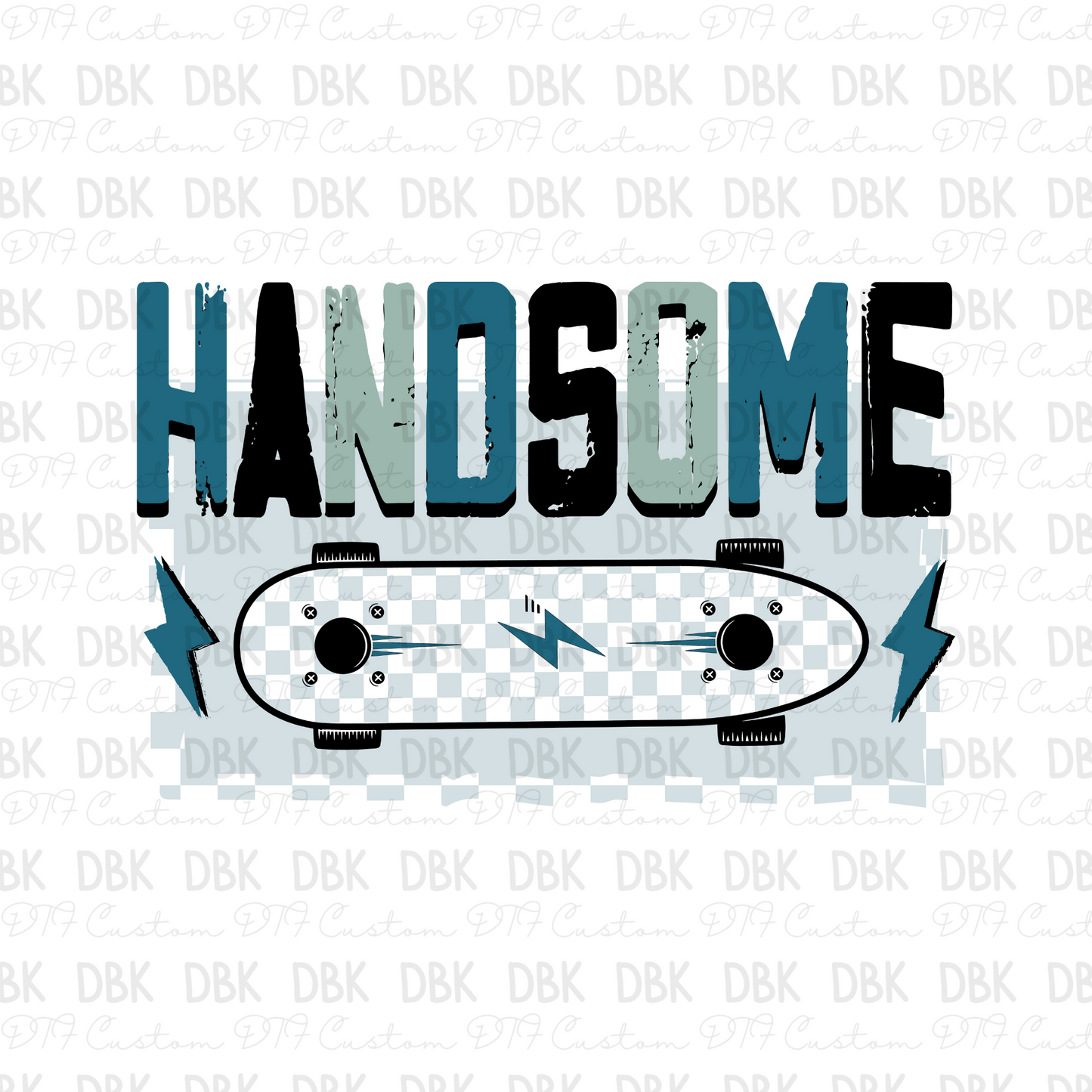 Handsome Blue Transfer K126