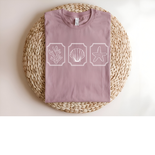 Shells DTF Transfer WHITE