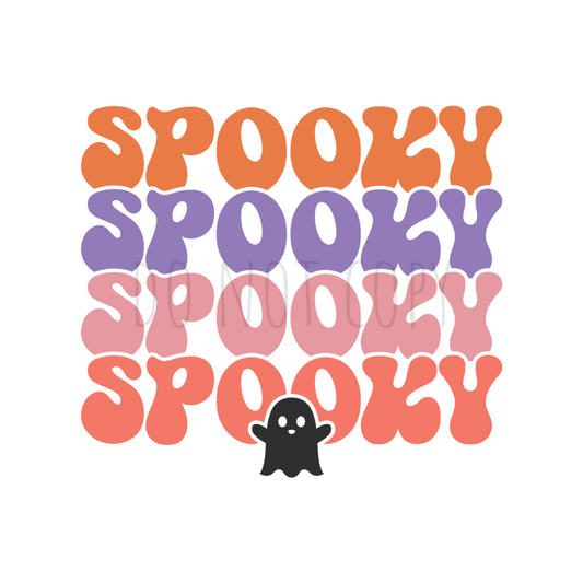 spooky spooky spooky DTF transfer H47