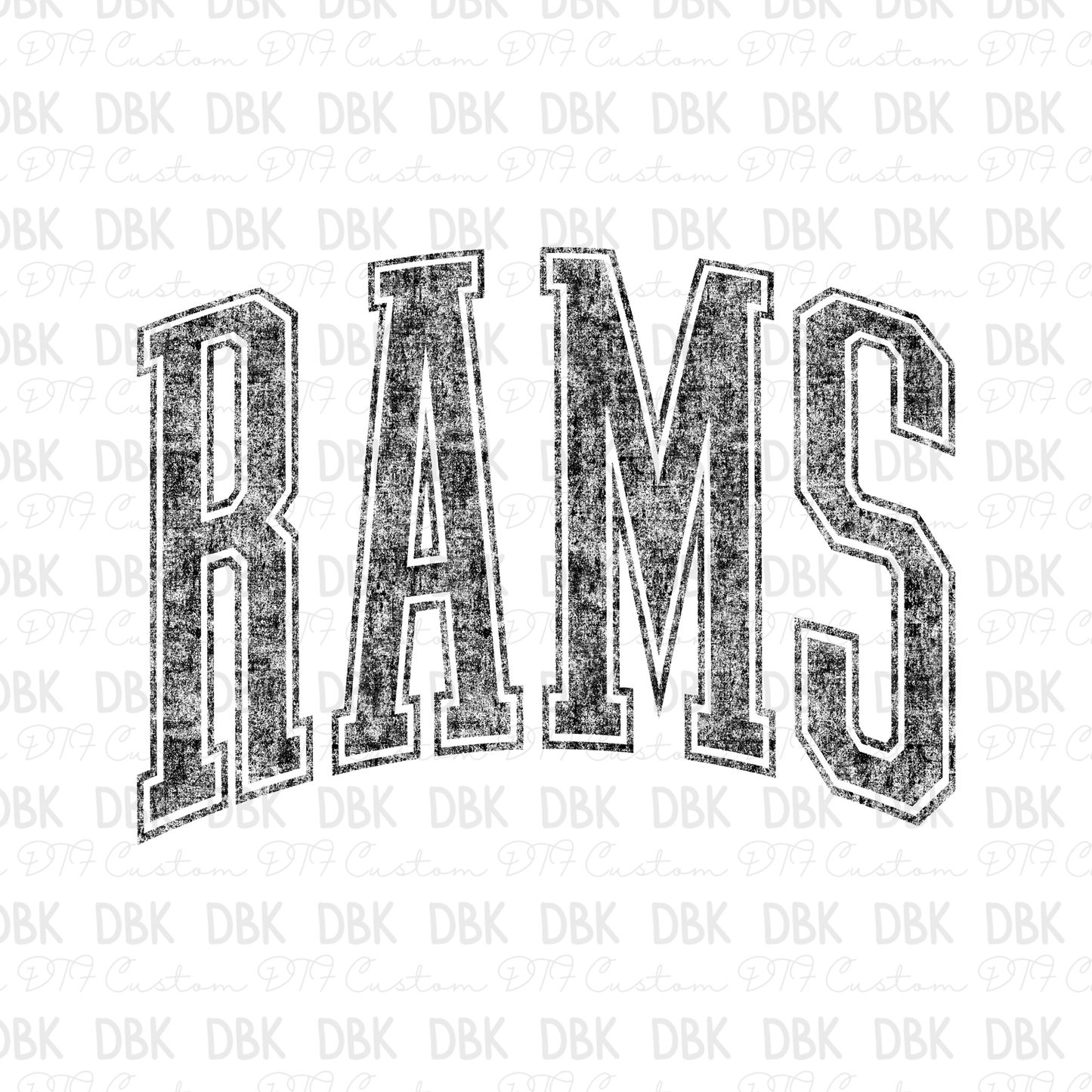 Rams DTF Transfer