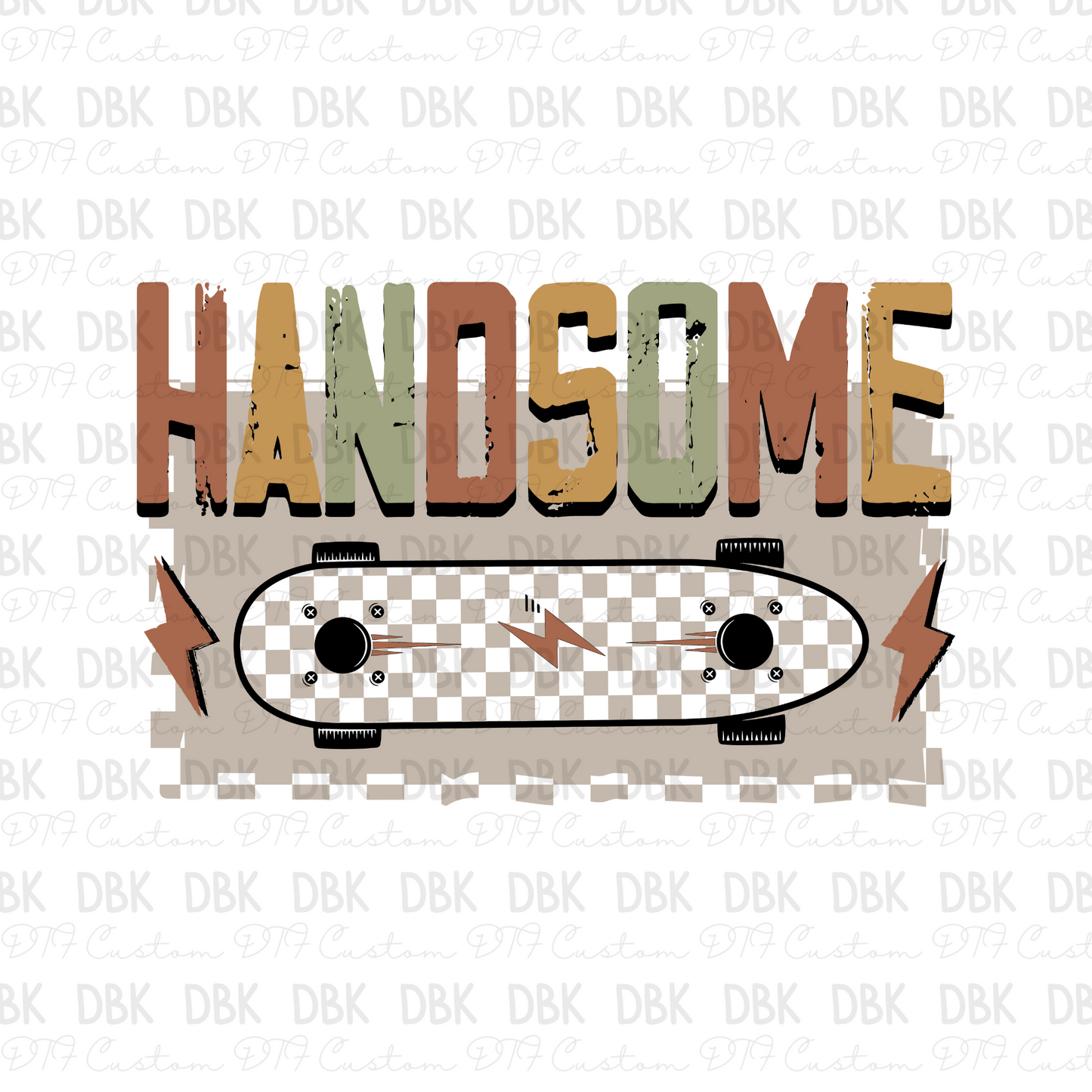 Handsome Neutral DTF Transfer K125