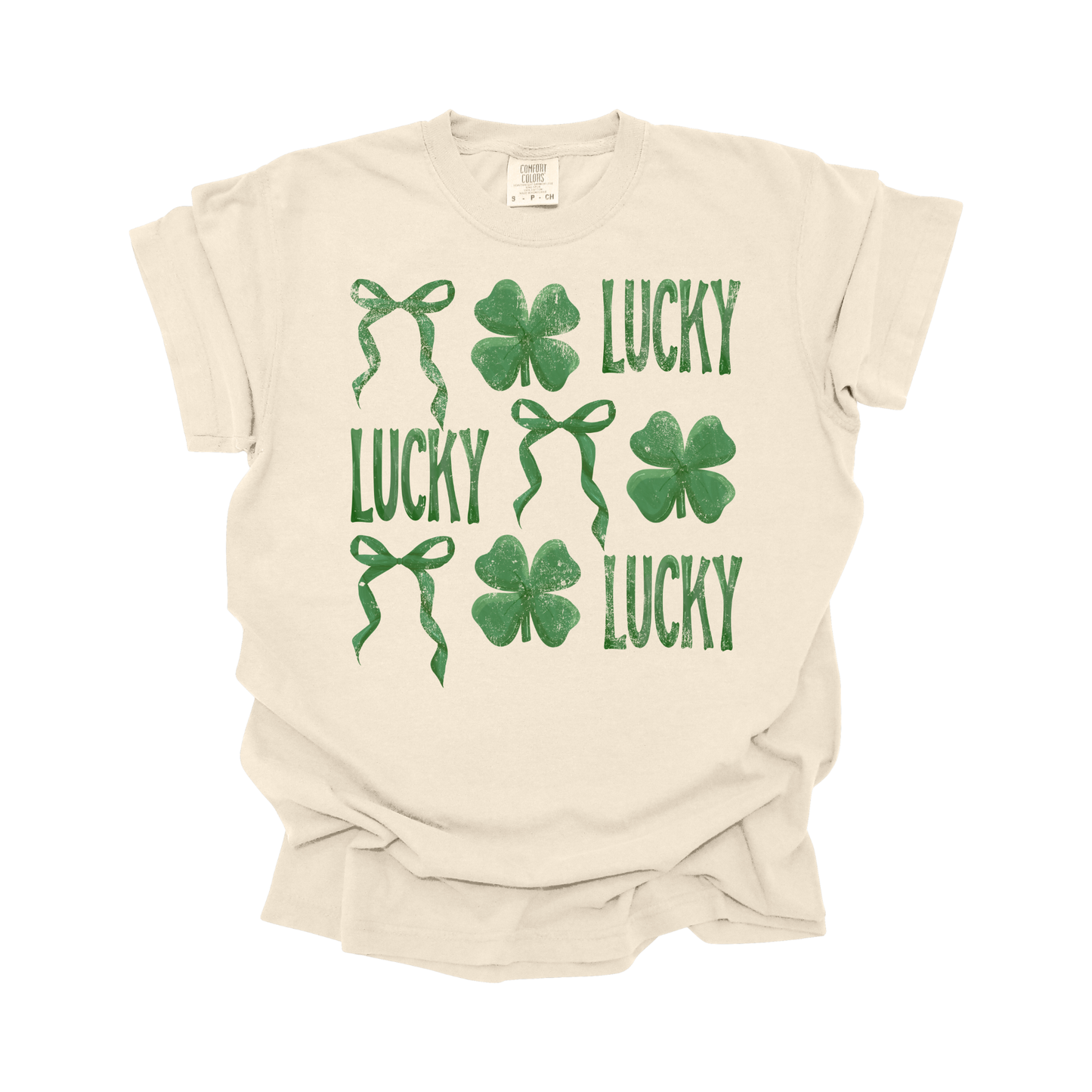 Lucky w/ bows DTF Transfer Z26