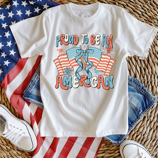 Proud to be an American DTF Transfer R158