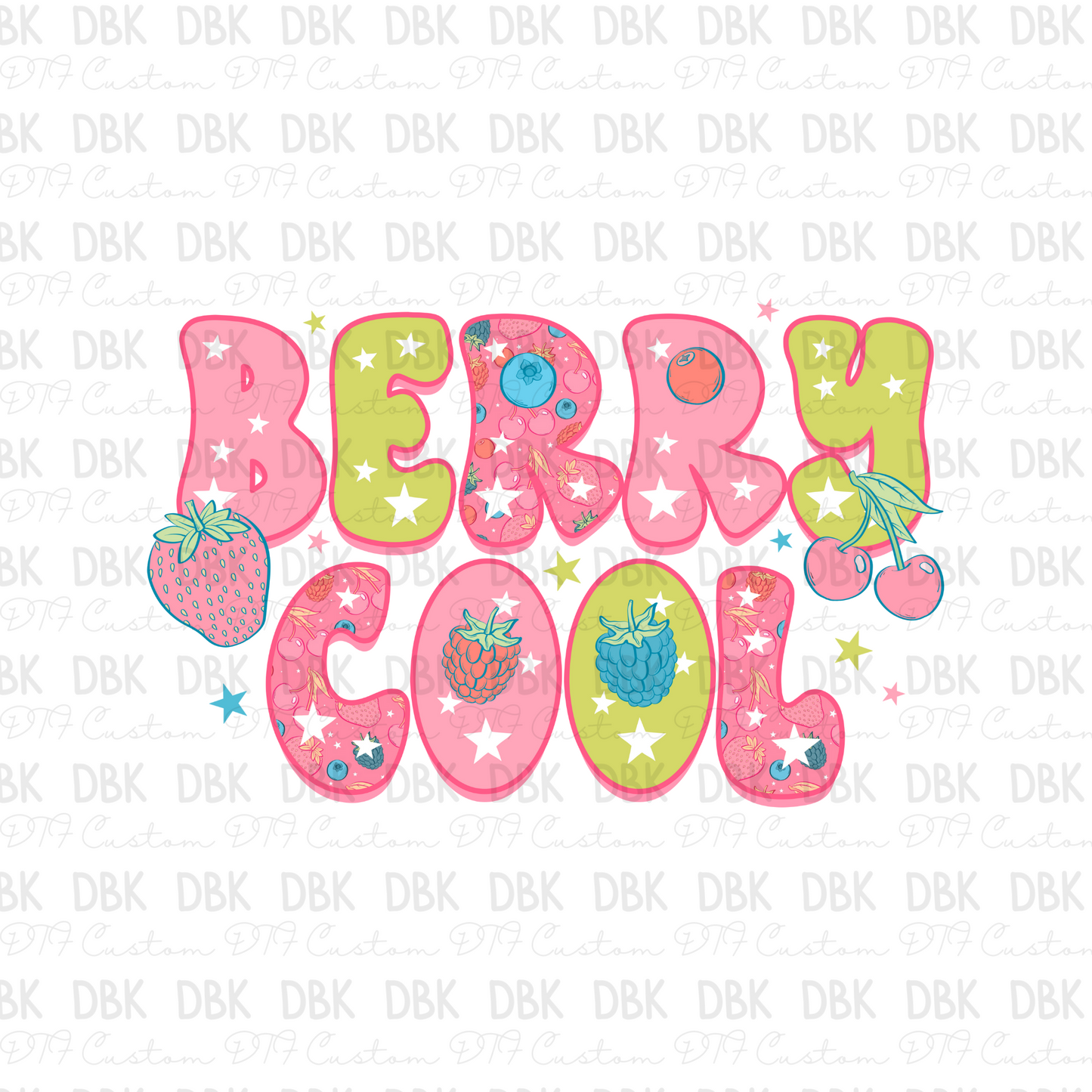 berry cool DTF Transfer