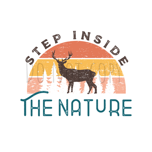 Step inside the nature DTF transfer