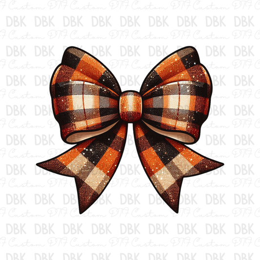 Fall Bow DTF Transfer F100