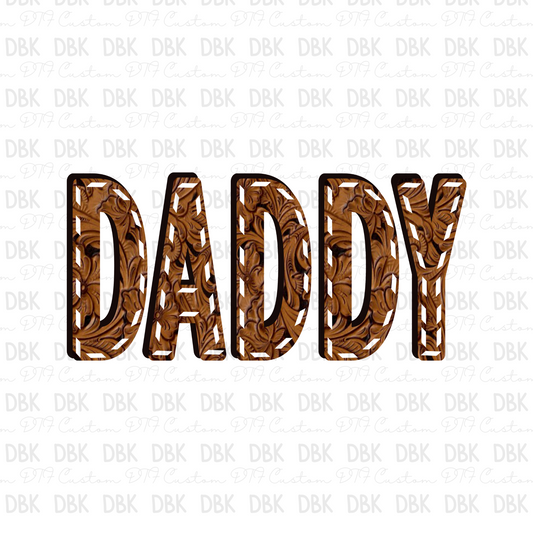 Daddy leather DTF transfer DD29