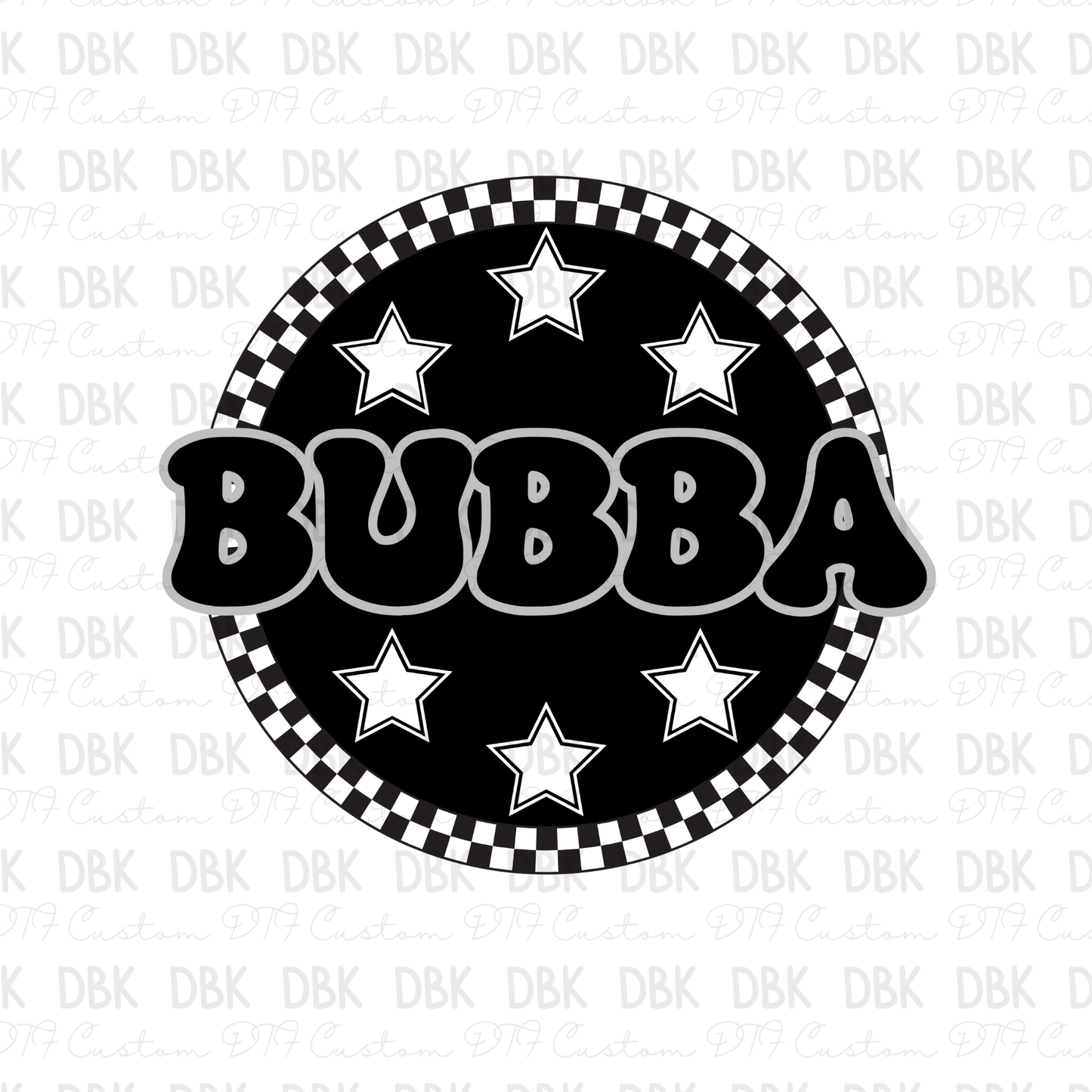 Bubba DTF transfer K28