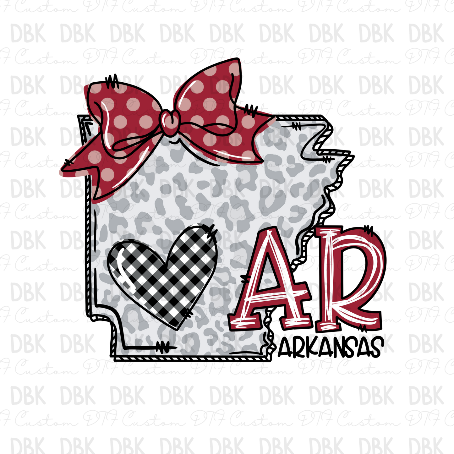 Arkansas DTF Transfer M194