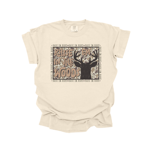 Raise em in the woods DTF Transfer