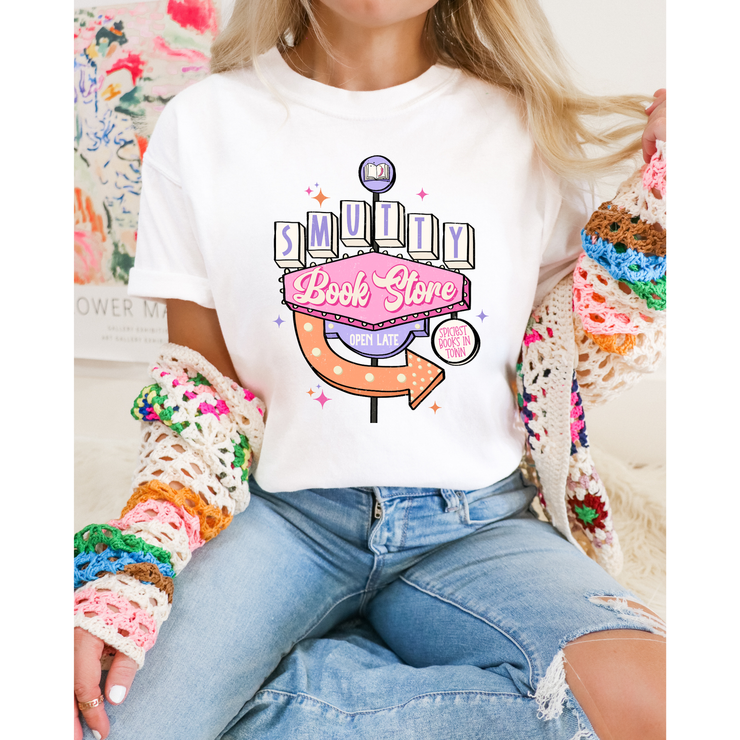 Book Store DTF Transfer