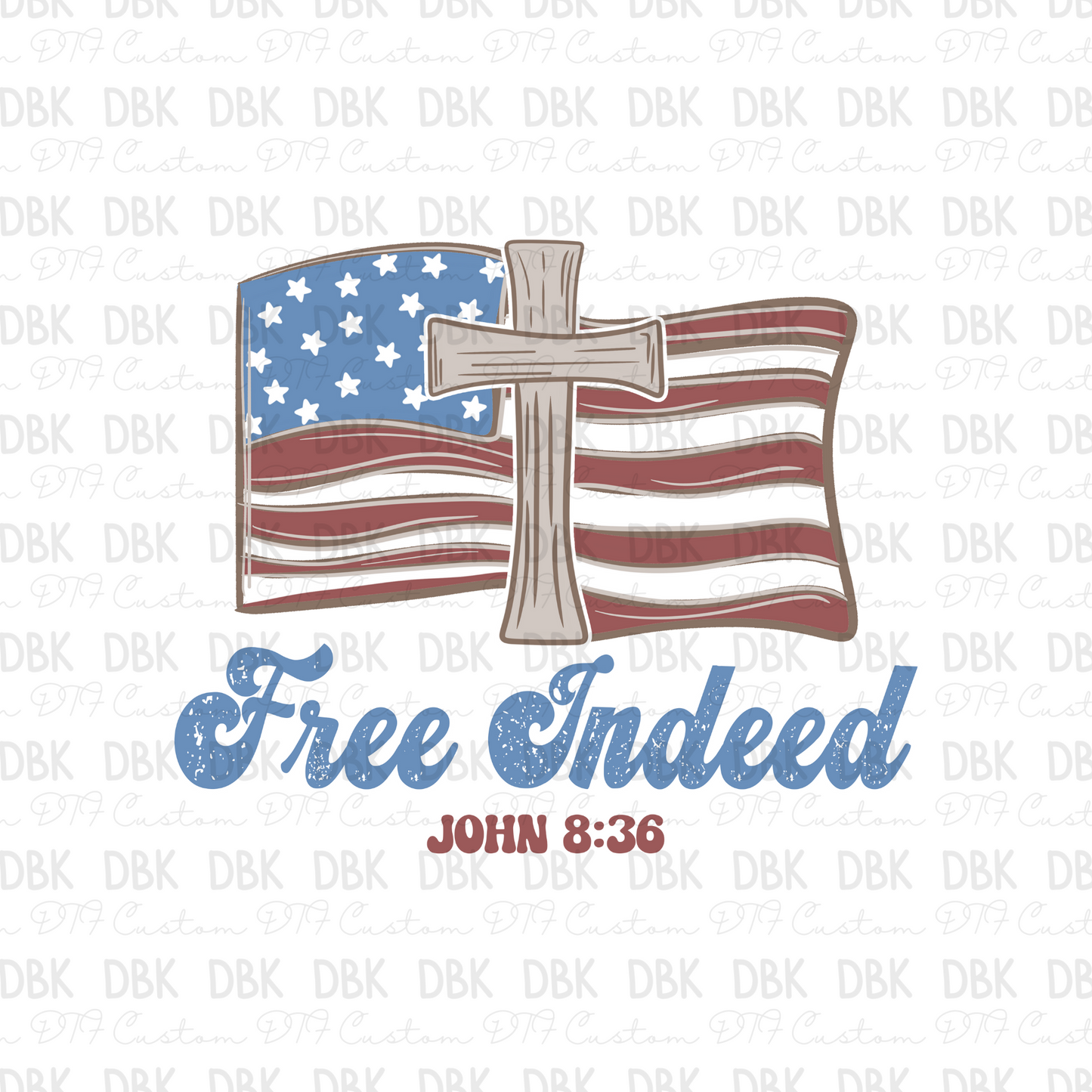 Free Indeed DTF Transfer R72