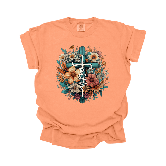 Floral Faith DTF Transfer FT109