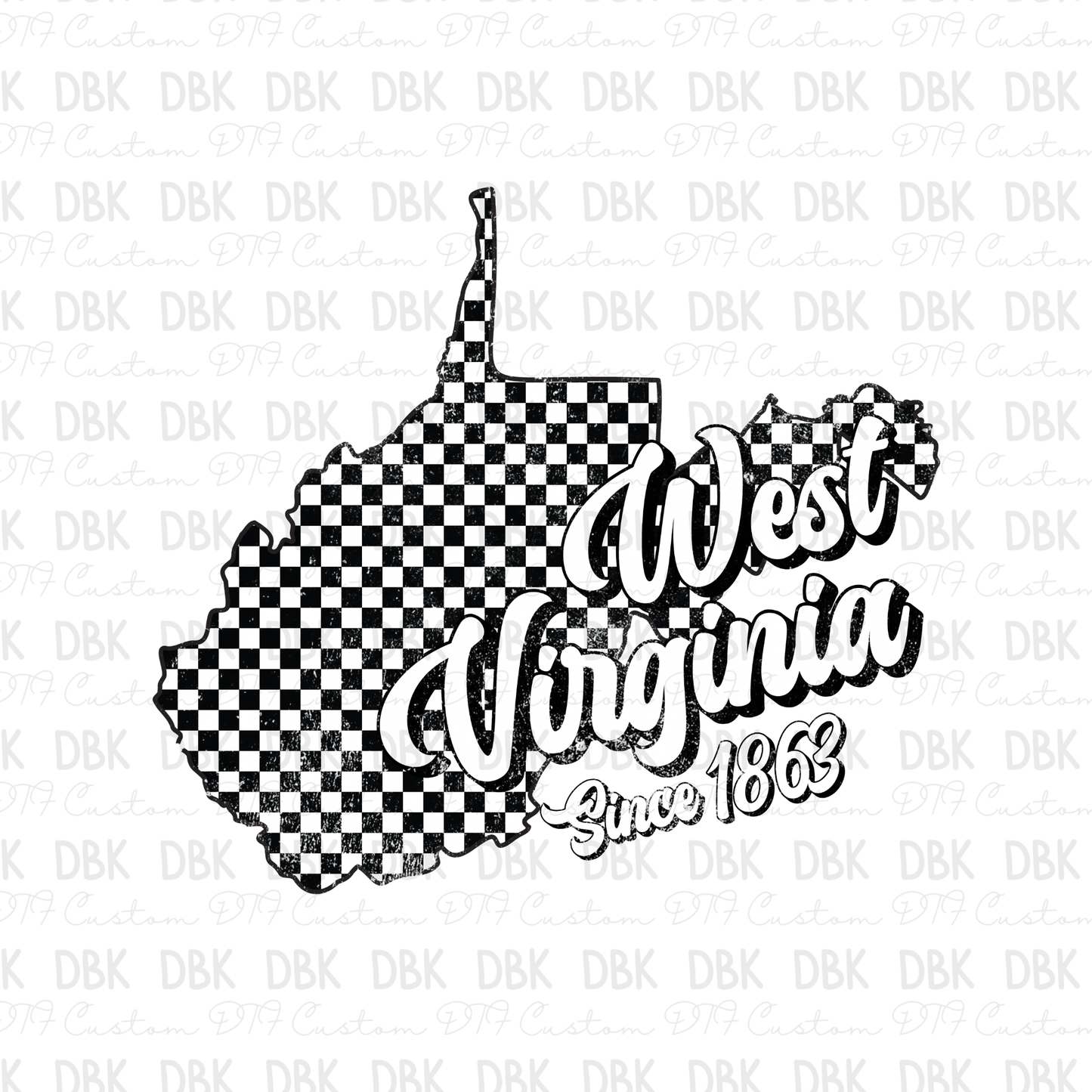 West Virginia DTF transfer M109