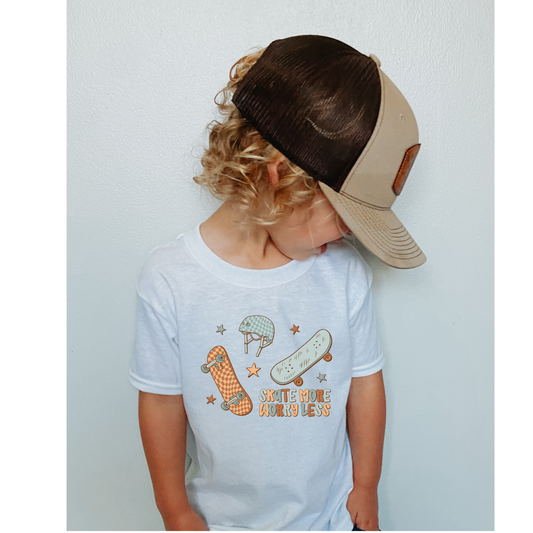 Skate more worry less DTF Transfer