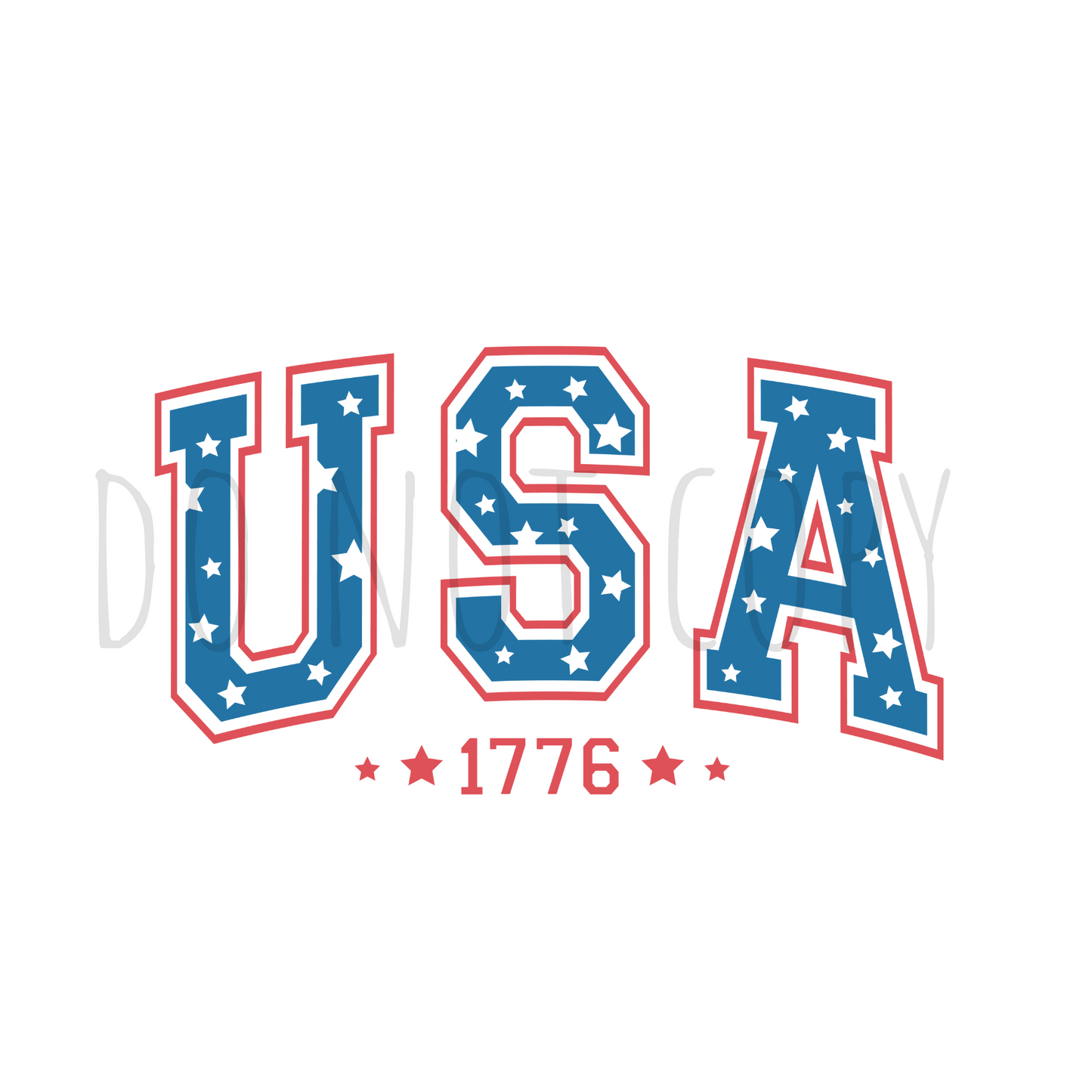 USA 1776 DTF Transfer R8