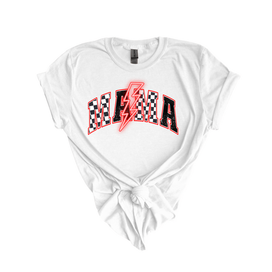 Mama Red Bolt DTF transfer N29