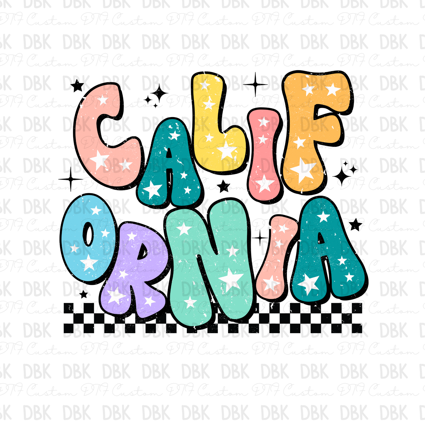 California DTF transfer