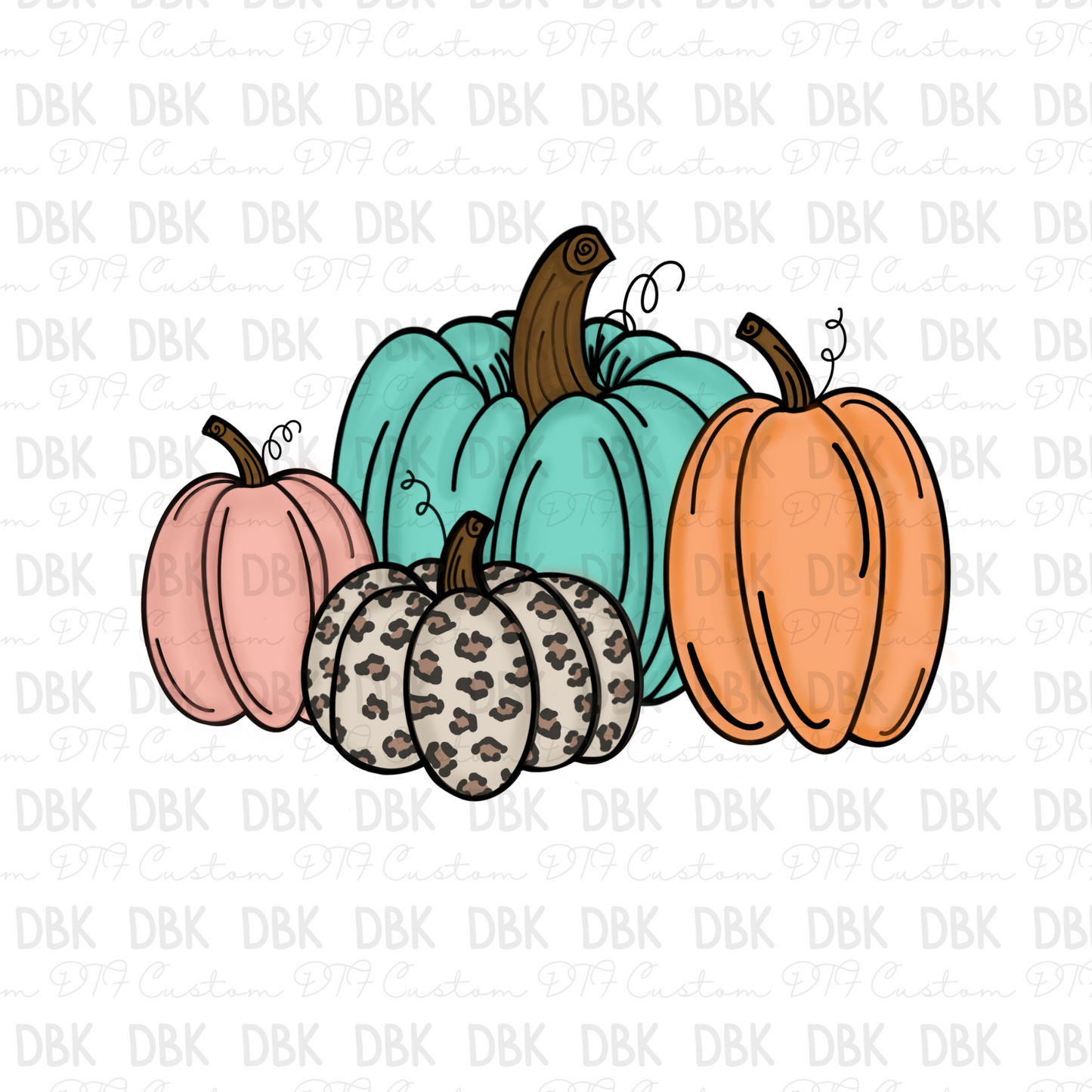 Pumpkins DTF Transfer F27