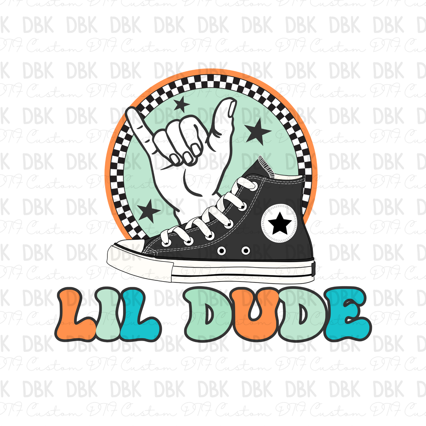 Lil Dude DTF transfer K23