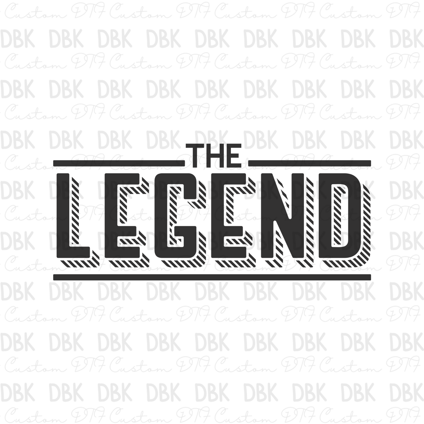 The Ledgend DTF Transfer