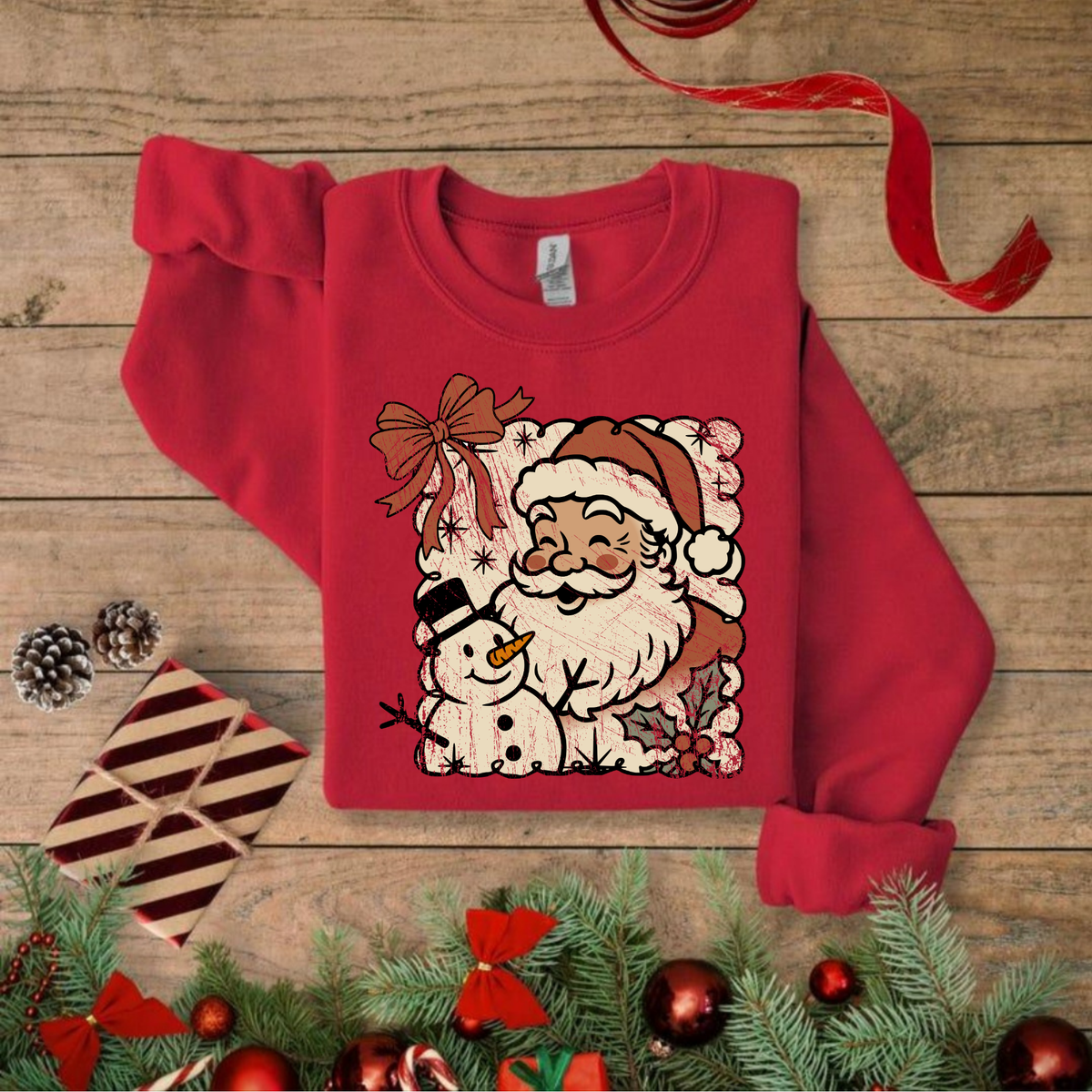 Poster Santa DTF Transfer