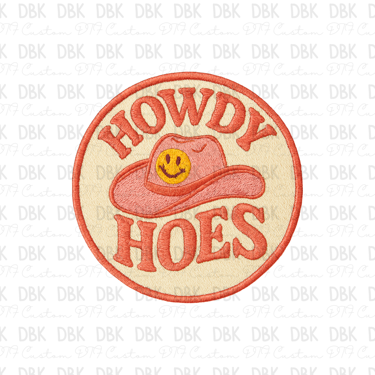 Howdy Hoes DTF transfer B341