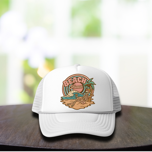 Beach Please DTF transfer B311