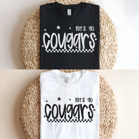 COUGARS DTF Transfer BLACK M178