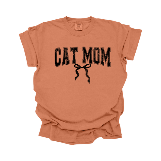 Cat mom DTF Transfer BLACK N260