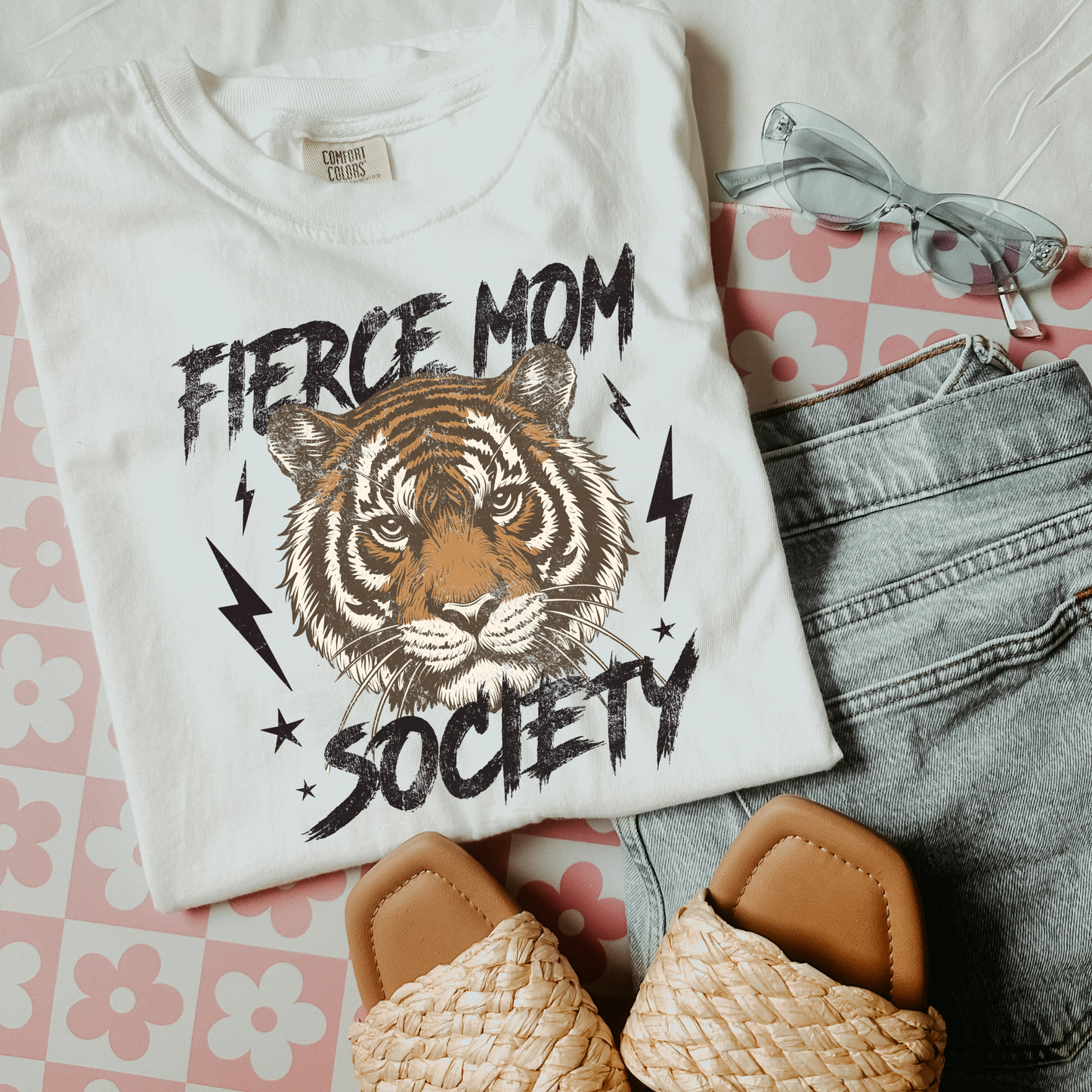 Fierce Mom Society DTF transfer N2