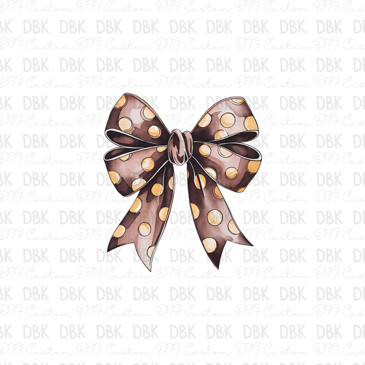 Fall bow DTF transfer F116