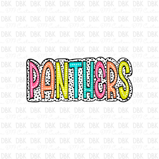 Dalmation Panthers DTF Transfer A78