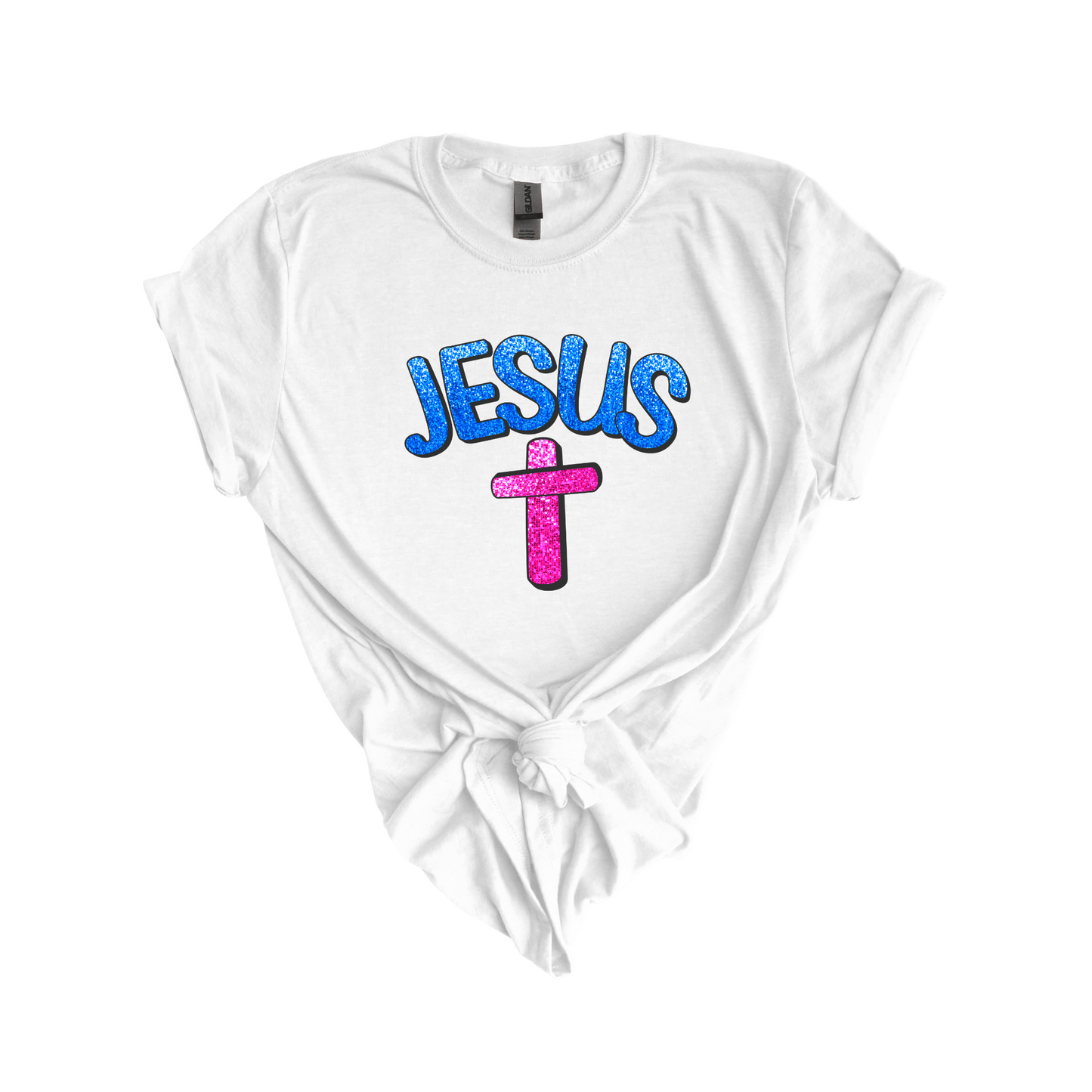 Jesus with cross DTF transfer FT63