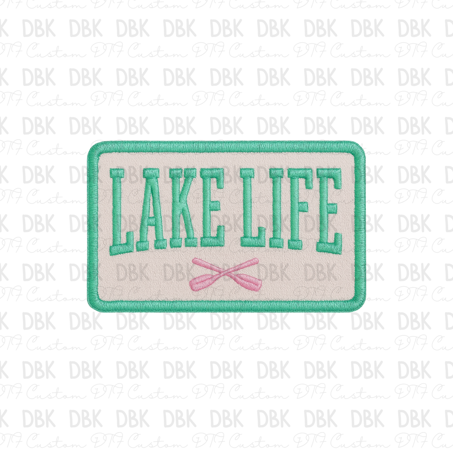 Lake life DTF transfer B344