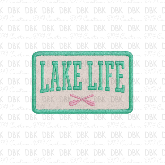 Lake life DTF transfer B344
